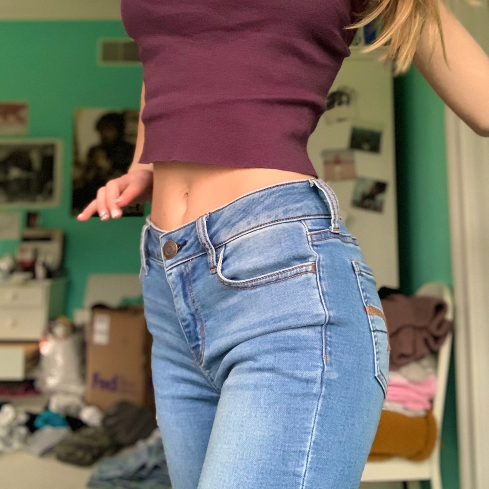 AE Hi-Waisted Jegging Size 0 Regular